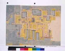江戸城本丸表絵図(天保度絵図) / Document of Samurai Class and Document Related to Blue Print image