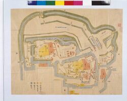 江戸御城絵図 / Document of Samurai Class and Document Related to Blue Print image