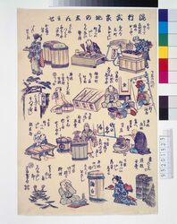 流行武家地のしんみせ / “Ryūkō Bukechino Shimmise” (Satirical Drawing) image