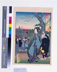 東風俗 福つくし「七福まうで」 / A Collection of Happiness, Customs in the East : "Visiting the Shrines of the Seven Gods" image