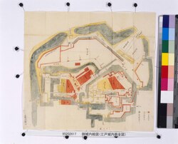 御城内絵図(江戸城内廓全図) / Document of Samurai Class and Document Related to Blue Print image