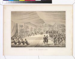 DELIVERY OF THE PRESIDENT'S LETTER 『ペリー提督日本遠征記』より / Delivery of the President's Letter, from ”Narrative of the Expedition of an American Squadron to the China Seas and Japan” image