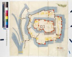 大坂城外廓図 / Document of Samurai Class and Document Related to Blue Print image
