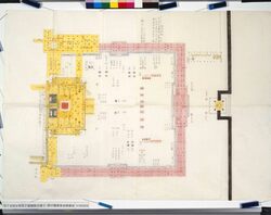 京都御所紫宸殿の図 / Document of Imperial Family and Document Related to Blue Print image