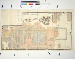 京都御所の図 / Document of Imperial Family and Document Related to Blue Print image