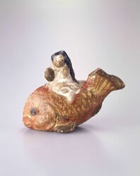 泥人形 鯛と少女 / Mud Doll: Girl and a Sea Bream image