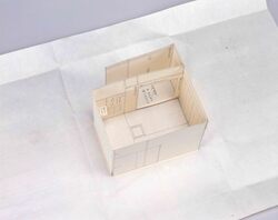 み 石州三畳大目 / Architectural Paper Model image