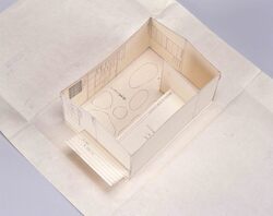 ひ 石州腰掛待合 / Architectural Paper Model image