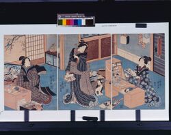 花盛士農工商 / Flowers and the Hierarchy of Samurai, Farmers, Artisans, and Merchants image