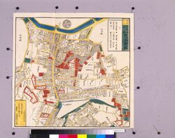安政4年改 尾張屋版江戸切絵図 四ツ谷絵図 / Area Map of Edo by Owariya: Yotsuya Area, Revised in 1857 image