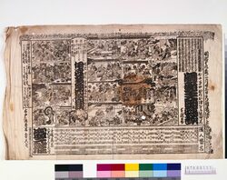 盛元座辻番付「扇音仝大岡政談」「伊達全盛花街鏡」 / Morimotoza Theater Playbill: “Ōgibyōshi Ōoka Seidan” and “Datezensei Kuruwakagami” image