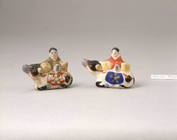 土人形(牛と人) / Clay Doll (Person with Cow) image