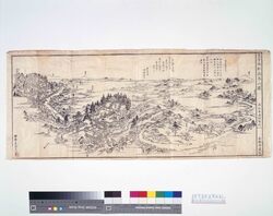 王子両社飛鳥山絵図 image