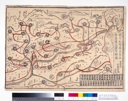 秩父札所名山高山方角道法案内絵図 image
