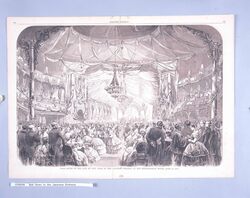 Ball Given to the Japanese Embassy(万延元年遣米使節を招いて舞踏会)(Harpe's Weekly(1860年)) image
