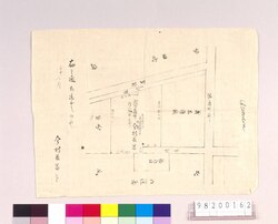 今村長富屋敷地籍図届出書控 image