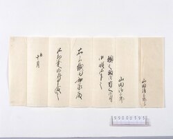 山田清三郎宛 御暇申渡状 / Document of Samurai Class image