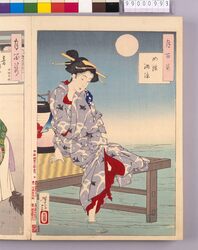 画帖 月百姿 ー 四條納涼 image