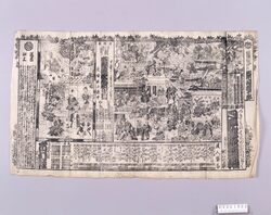 市村座辻番付 月見曠名画一軸 法四季紙家橘拙 image