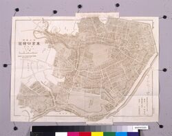 牛込区(改正区郡東京切絵図) / Ushigomeku (Area Map of the Revised Wards and Districts of Tokyo) image