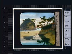 和歌山 松島双子島(幻燈原板) image