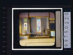 日本家屋 室内(幻燈原板) image