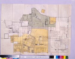 備中岡田藩伊東家江戸上屋敷図 / Document of Samurai Class and Document Related to Blue Print image
