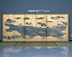 隅田川図屏風 image