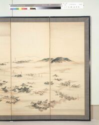 江戸鳥瞰図屏風 image