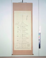 東叡山寛永寺五重塔絵図 image