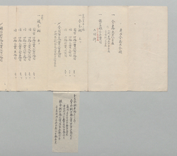 奥御金蔵蓮池御金蔵大坂御金蔵御有高 / Amount of Money on Hand in the Okugokinzo, Hasuikegokinzo, and Osakagokinzo Treasure Houses (Archives of the Kikkawa Clan, Vassal of the Shogun) image