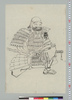 武衛市郎左衛門肖像 下絵/Portrait of Buei Ichirōzaemon, Preliminary Sketch image