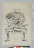 武衛市郎左衛門肖像 下絵/Portrait of Buei Ichirōzaemon, Preliminary Sketch image