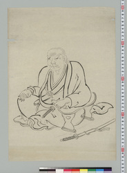 斎藤十郎太夫肖像 下絵 / Portrait of Saitō Jūrōtayū, Preliminary Sketch image