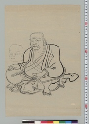 斎藤十郎太夫肖像 下絵 / Portrait of Saitō Jūrōtayū, Preliminary Sketch image
