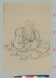 斎藤十郎太夫肖像 下絵 / Portrait of Saitō Jūrōtayū, Preliminary Sketch image