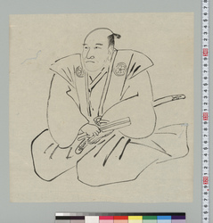 斎藤十郎太夫肖像 下絵 / Portrait of Saitō Jūrōtayū, Preliminary Sketch image