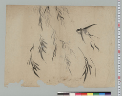 柳に燕図 / Swallows on Willow image