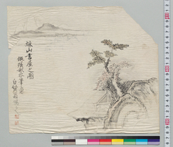 秋山書屋之図 / Study in Autumn Mountain image