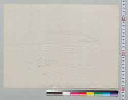 盆景下絵 海辺 / Preliminary Sketchbook of Tray Landscapes: Seaside image