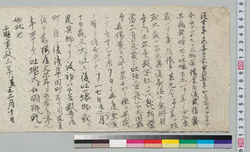 [桜屋文次郎妻吐塊の件書付 吐塊付] / Document of Samurai Class image