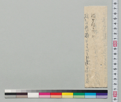 奉伺候覚(錫御渡し願につき) / Document of Samurai Class image