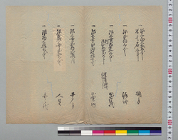 [普請諸費用金銭書上] / Document of Samurai Class image