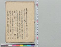 [水戸藩主世話人御免につき] / Document of Samurai Class image