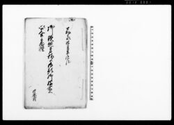 御鉄砲方様より御預御改所へ問合書面控(相州鎌倉郡御鉄砲町打場御定杭内之松木伐取につき取調) / Document of Community image