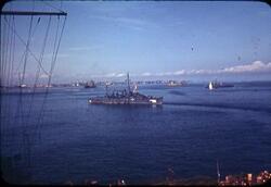 横浜港のアメリカ輸送船 / American Transport Ship at the Port of Yokohama image