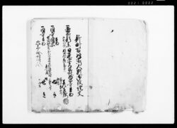 上総国夷隅郡御宿郷新町百姓宗門人別御改帳 / Document of Laws image