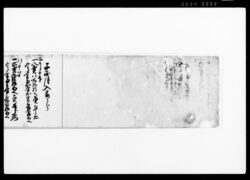 子年魚鳥煙草溜銭取立帳 / Document of Contract image