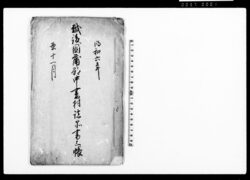 越後国蒲原郡中妻村諸品書上帳 / Document of System image