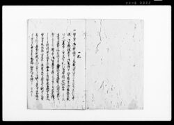 宇治山崎仲ケ間加入証札写并瓦□場所書 / Document of Economy image
